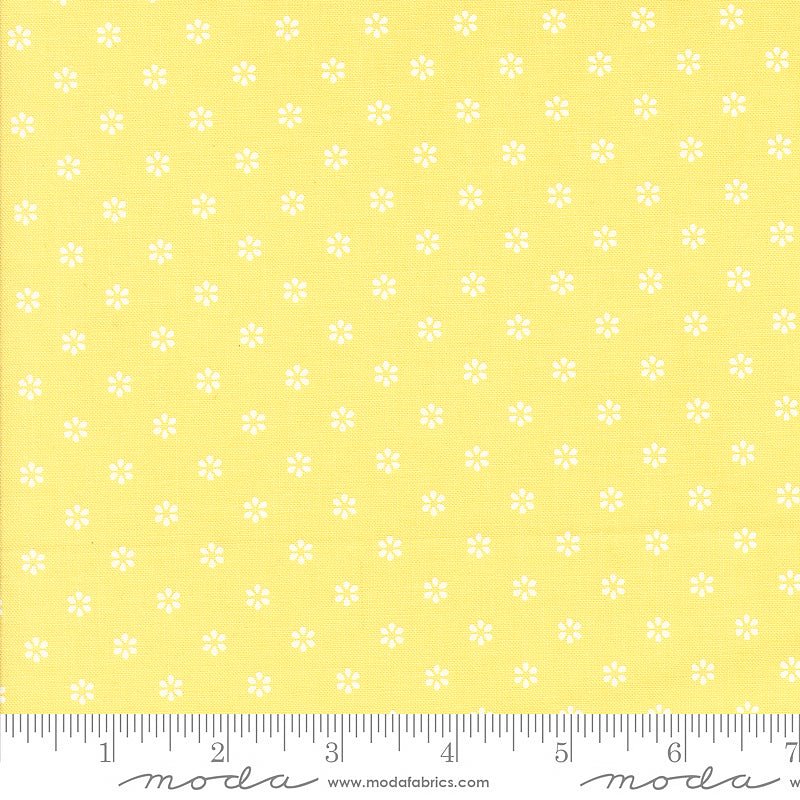 Summertime Small Floral Sunshine - Moda from Fort Worth Fabric Studio