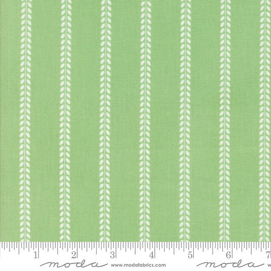 Summertime Towel Stripes Green - Moda from Fort Worth Fabric Studio