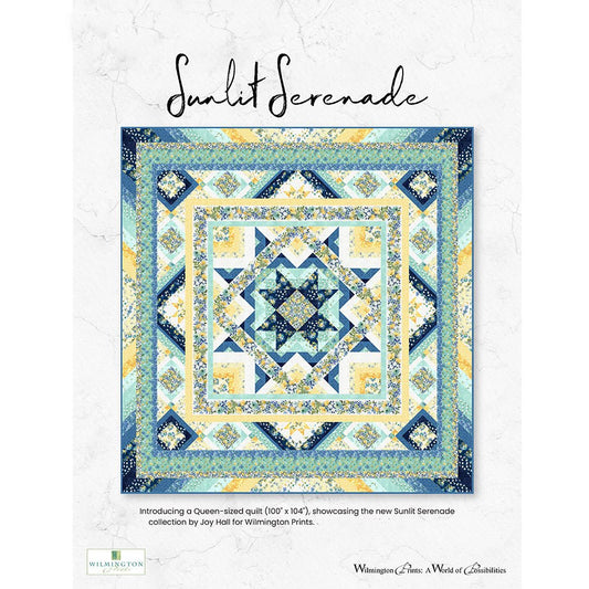 Sunlit Serenade Quilt Pattern from Wilmington PDF Download - Wilmington Prints from Fort Worth Fabric Studio