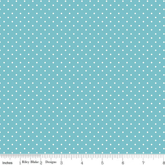 Swiss Dot White On Cottage - Riley Blake from Fort Worth Fabric Studio