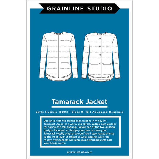 Tamarack Jacket Pattern Sizes 0 - 18 from Grainline Studio - Grainline Studio from Fort Worth Fabric Studio