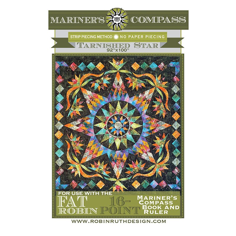 Tarnished Star Quilt Pattern by Robin Ruth Design - Robin Ruth Design from Fort Worth Fabric Studio