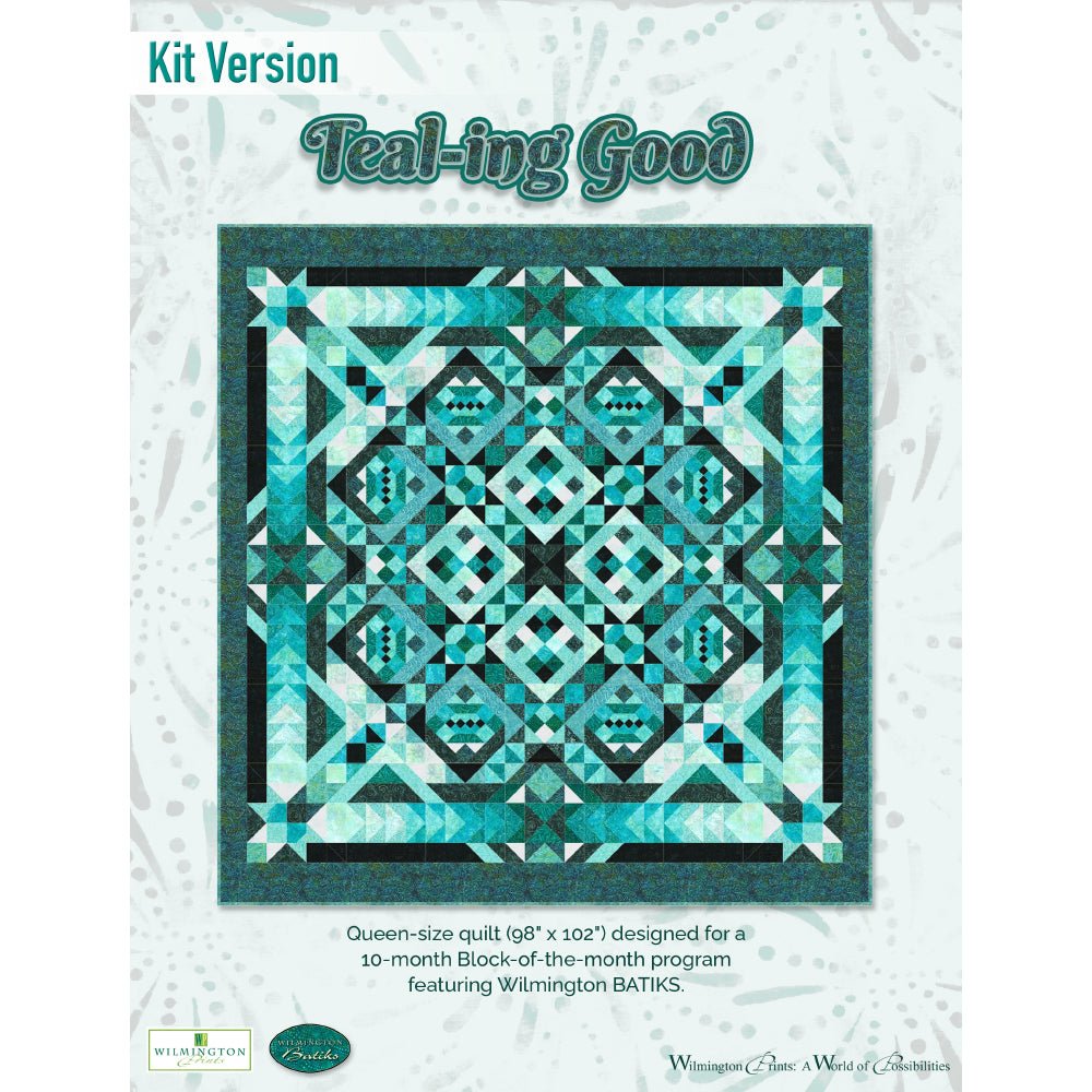 Teal - ing Good Quilt Pattern from Wilmington PDF Download - Wilmington Prints from Fort Worth Fabric Studio