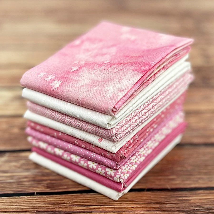Texas Rosewater Fat Quarter Bundle (9 FQs) – FWFS Exclusive - Fort Worth Fabric Studio from Fort Worth Fabric Studio