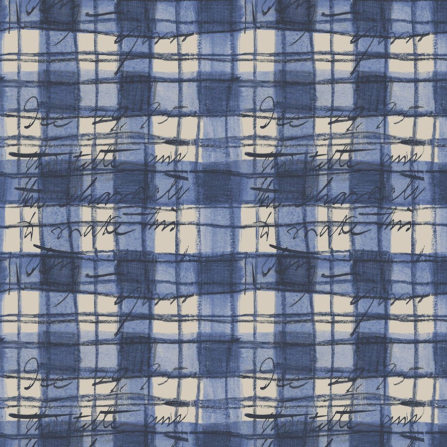 The Flannel One Picnic Midnight – Remnant 43″ × 44″