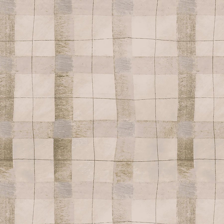 The Plaid One Plaid Oatmeal Yardage by Windham
