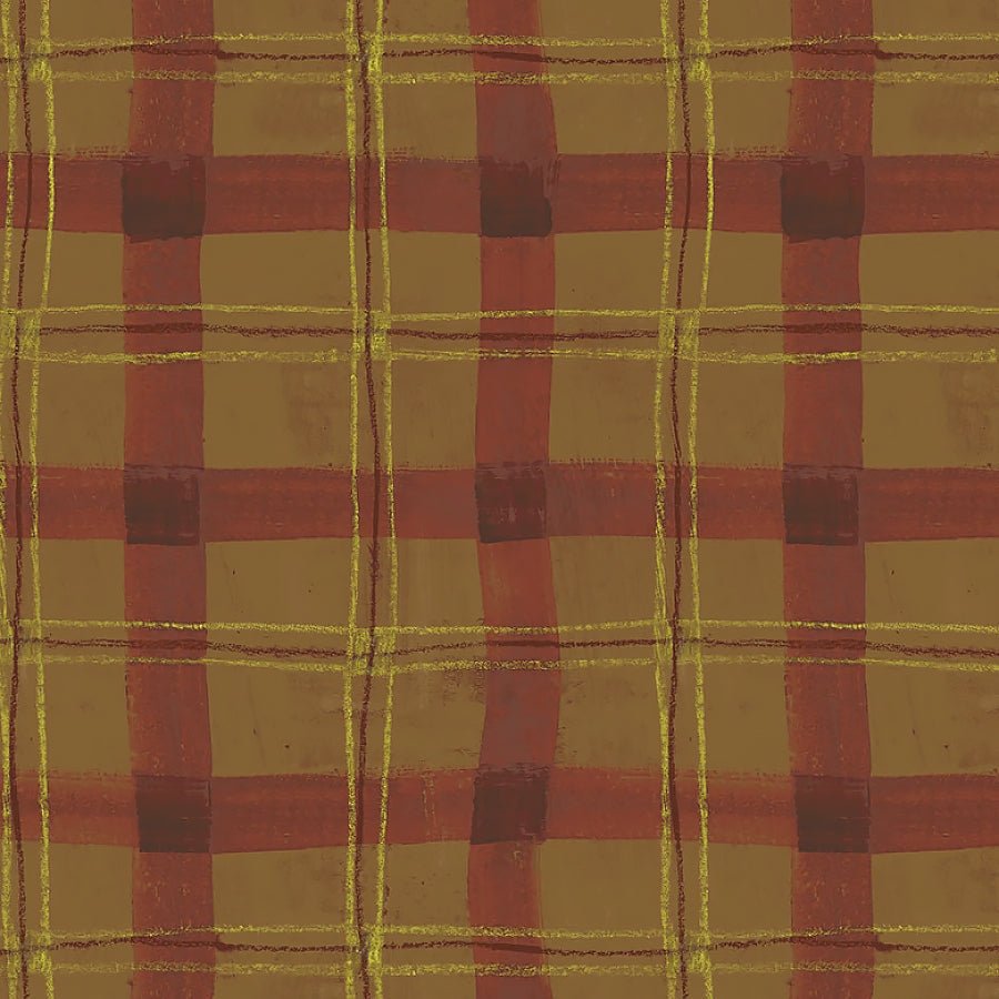 The Plaid One Proper Plaid Cinnamon Yardage by Windham
