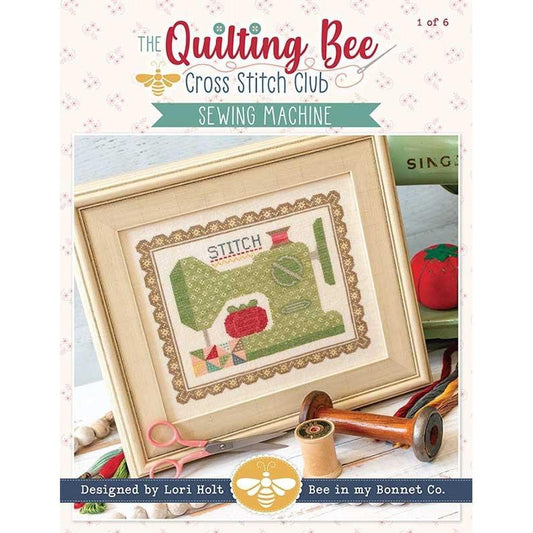 The Quilting Bee Cross Stitch Club - Sewing Machine by It's Sew Emma - It's Sew Emma from Fort Worth Fabric Studio