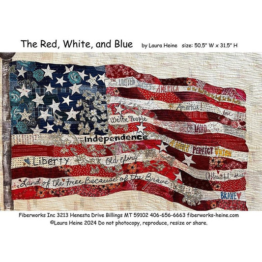 The Red, White, and Blue Quilt Pattern from Fiberworks Inc - Fiberworks Inc from Fort Worth Fabric Studio