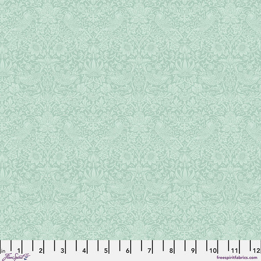 The Trellis Palette Tonal Strawberry Thief Kelmscott Water - Free Spirit from Fort Worth Fabric Studio