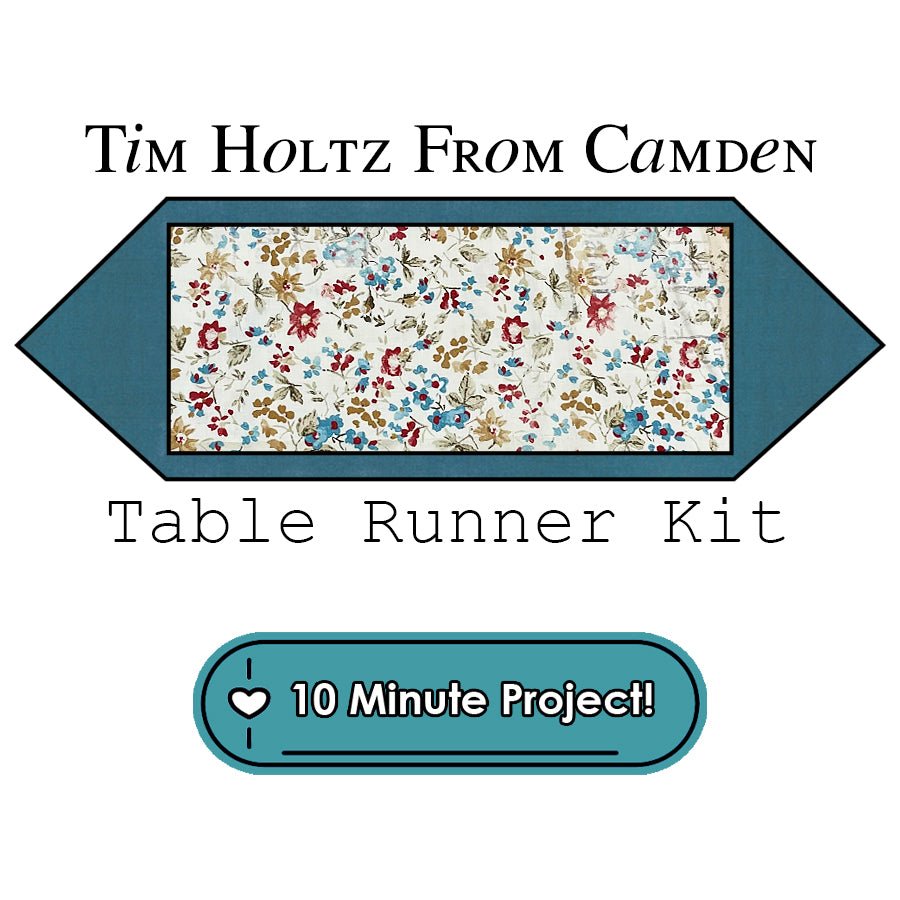 Tim Holtz From Camden 10 Minute Table Runner Kit Free Spirit - Free Spirit from Fort Worth Fabric Studio
