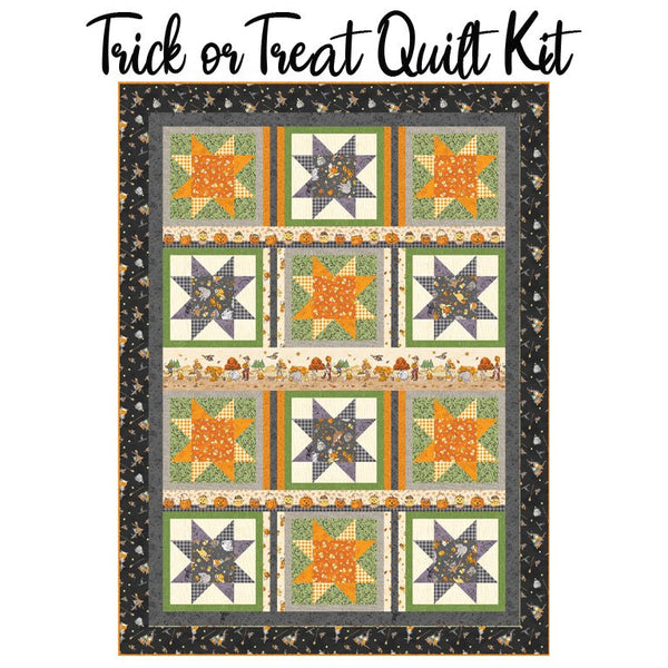 Trick or Treat Quilt Kit with Haunted Acre Wood from Studio E - Studio E from Fort Worth Fabric Studio