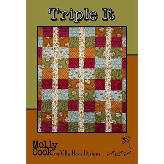 Triple It Quilt Pattern PDF Download - Villa Rosa Designs from Fort Worth Fabric Studio
