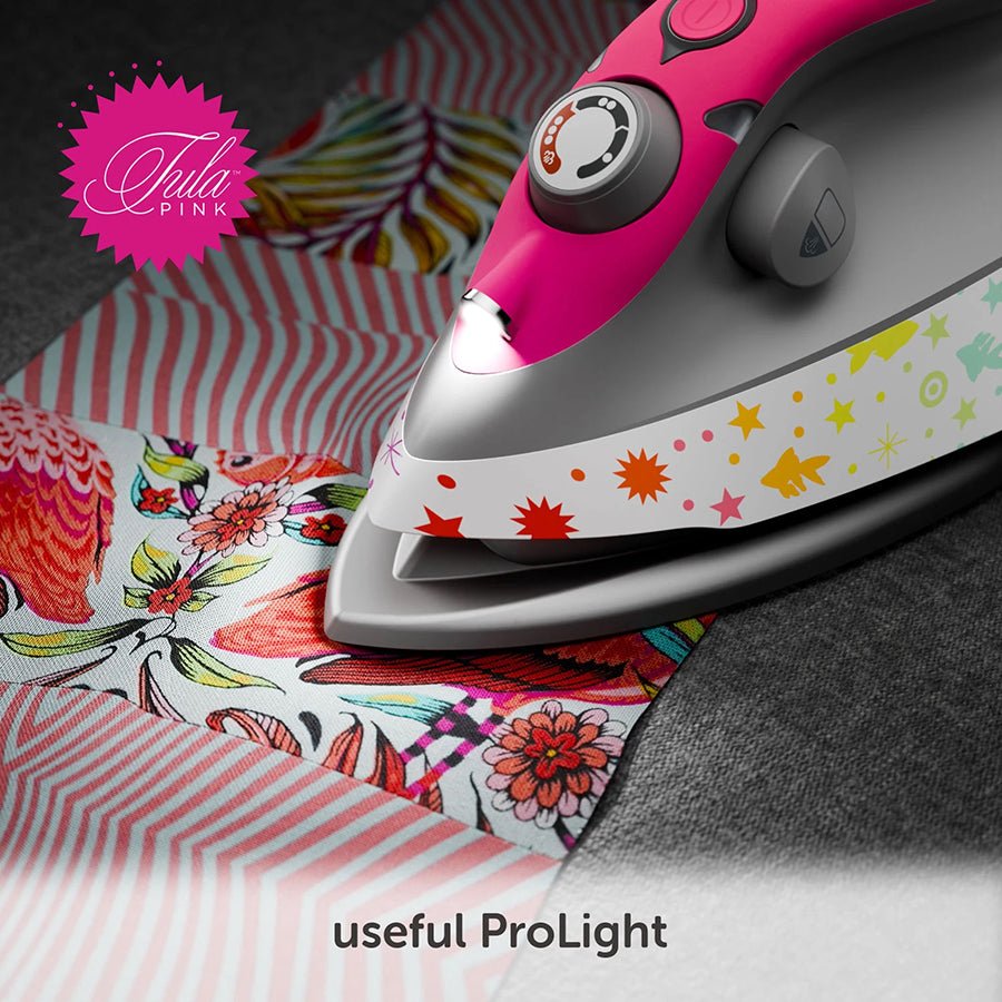 Tula Pink Mini Iron with Trivet by Oliso M3PRO - TULA Iron by Oliso Inc