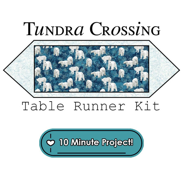 Tundra Crossing 10 Minute Table Runner Kit Northcott - Northcott from Fort Worth Fabric Studio
