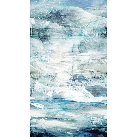 Tundra Crossing 24" Border Panel Light Blue Multi - Northcott from Fort Worth Fabric Studio