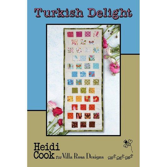 Turkish Delight Table Runner Pattern PDF Download - Villa Rosa Designs from Fort Worth Fabric Studio
