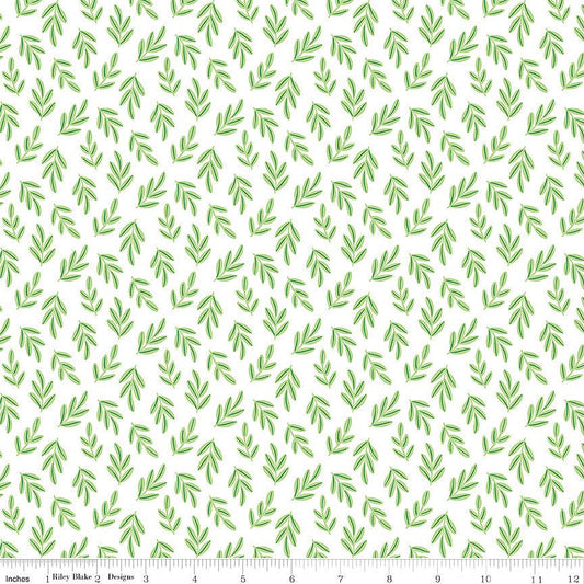 Two by Two Branchy Bliss White - Riley Blake from Fort Worth Fabric Studio