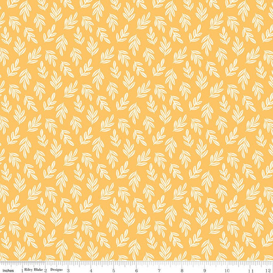Two by Two Branchy Bliss Yellow - Riley Blake from Fort Worth Fabric Studio