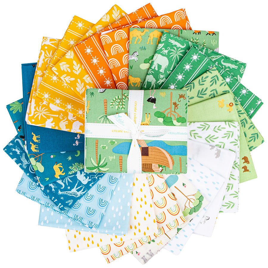 Two by Two Fat Quarter Bundle - Riley Blake from Fort Worth Fabric Studio