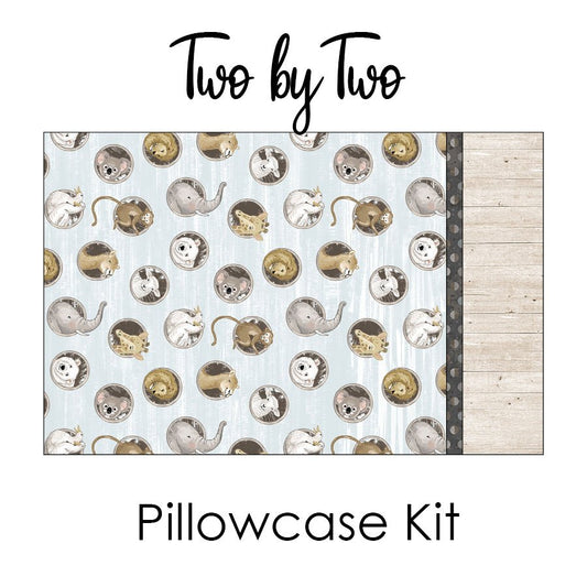 Two by Two Pillowcase Kit from Northcott - Northcott from Fort Worth Fabric Studio