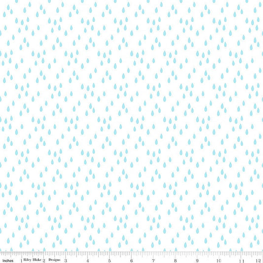 Two by Two Rainy Day White - Riley Blake from Fort Worth Fabric Studio