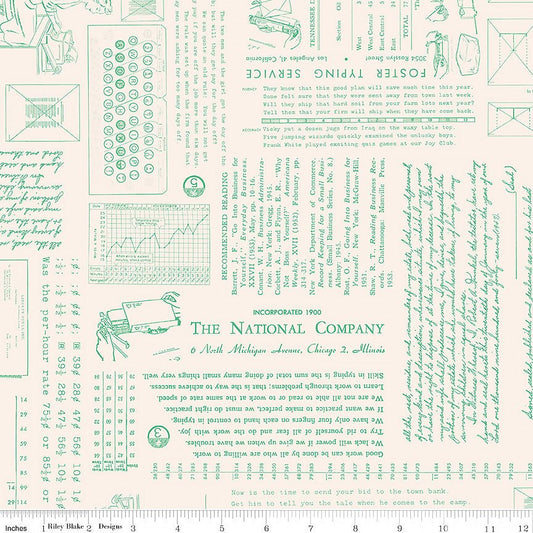 TYPE/ography Background Alpine - Riley Blake from Fort Worth Fabric Studio