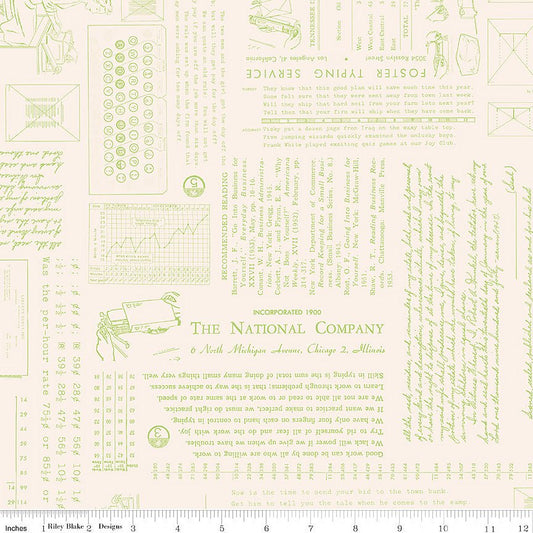 TYPE/ography Background Lettuce - Riley Blake from Fort Worth Fabric Studio