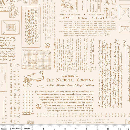 TYPE/ography Background Maple - Riley Blake from Fort Worth Fabric Studio