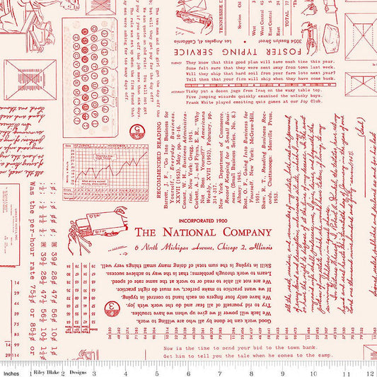 TYPE/ography Background Schoolhouse - Riley Blake from Fort Worth Fabric Studio