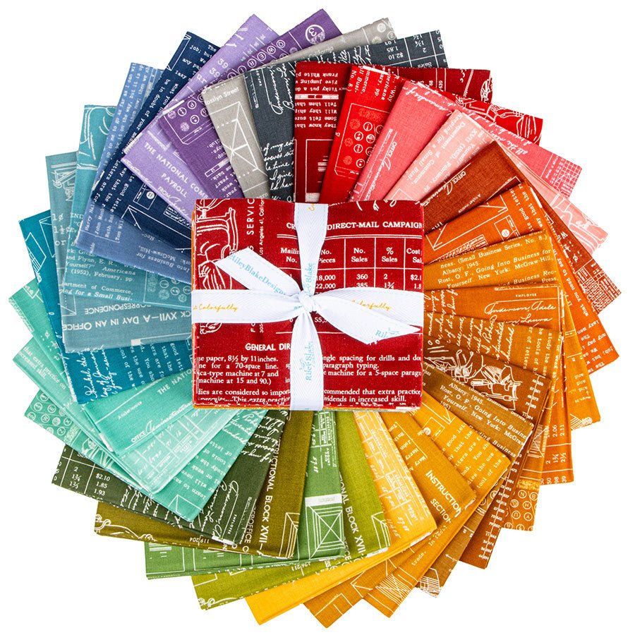 TYPE/ography Fat Quarter Bundle - Riley Blake from Fort Worth Fabric Studio
