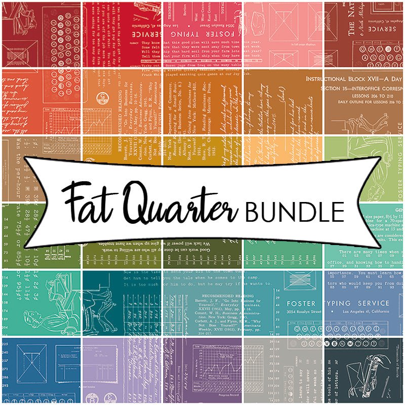 TYPE/ography Fat Quarter Bundle - Riley Blake from Fort Worth Fabric Studio
