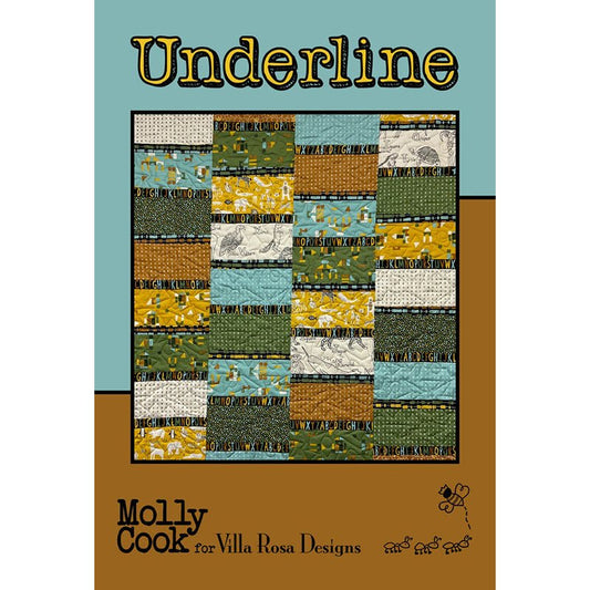 Underline Quilt Pattern PDF Download - Villa Rosa Designs from Fort Worth Fabric Studio