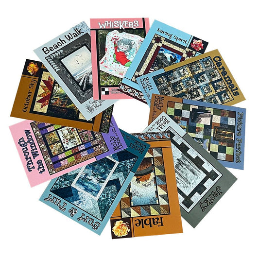 Villa Rosa Panel Quilt Pattern Bundle No. 1 – 10 Printed Quilt Patterns - Villa Rosa Designs from Fort Worth Fabric Studio