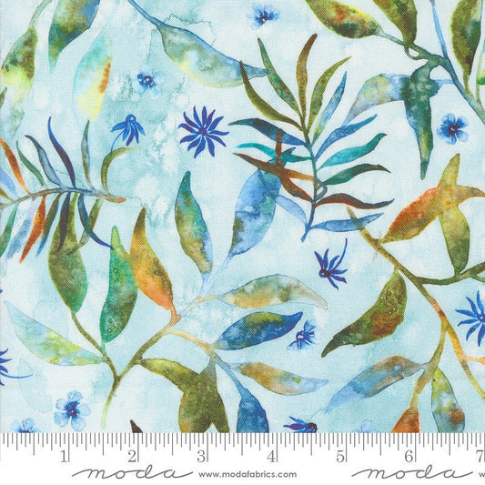 Wanderlust Floral Leaves Dawn - Moda from Fort Worth Fabric Studio