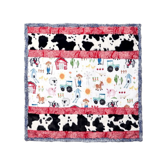Wee Ones Deja Moo Quilt Kit with Cuddle by Shannon - Shannon Fabrics from Fort Worth Fabric Studio