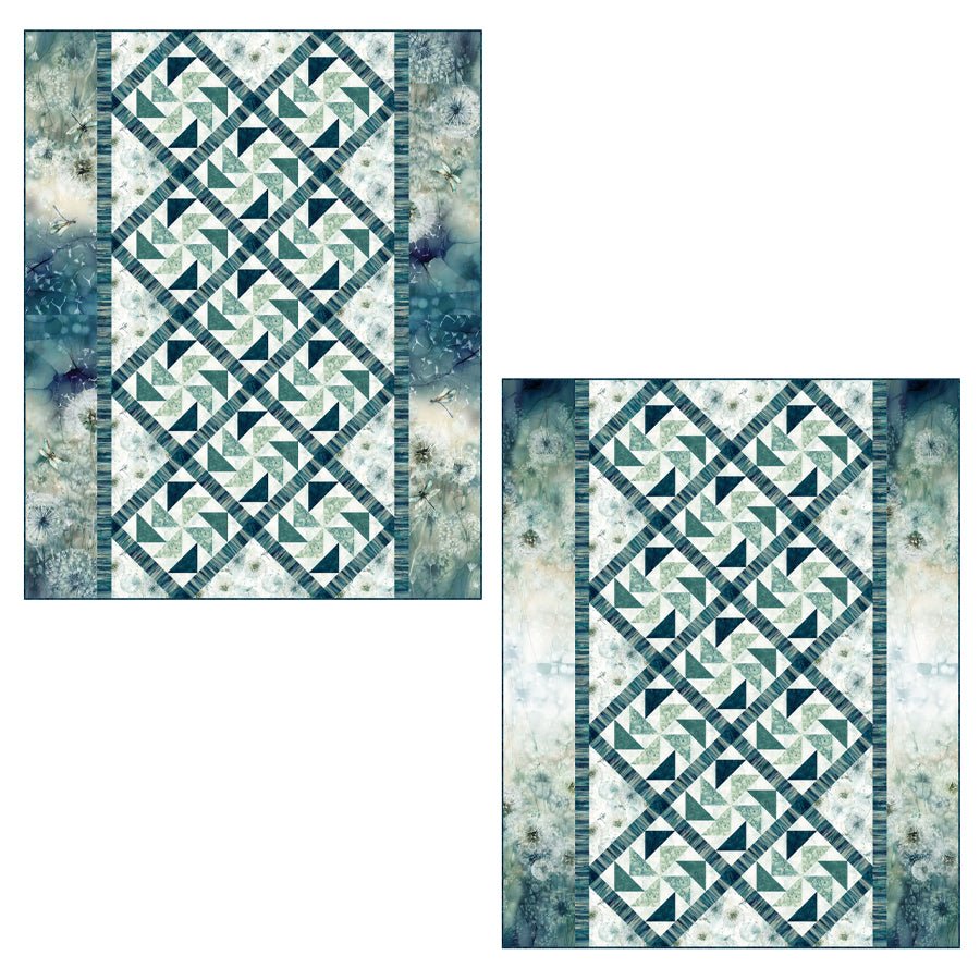 Whispers of Winter Quilt Pattern by QuiltFox Design - QuiltFOX Design from Fort Worth Fabric Studio