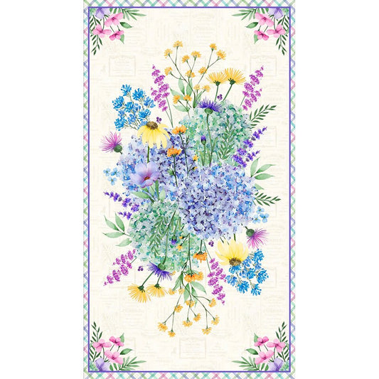 Wildflower Meadow 24" Panel Multi - Wilmington Prints from Fort Worth Fabric Studio