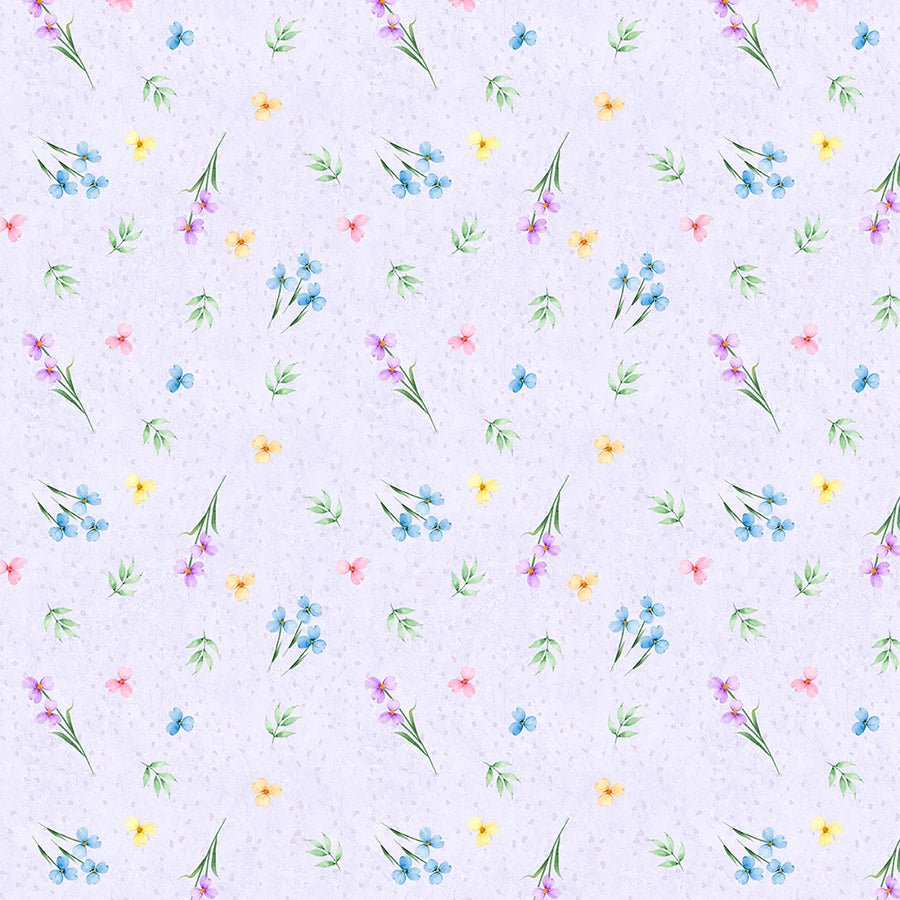 Wildflower Meadow Ditsy Purple - Wilmington Prints from Fort Worth Fabric Studio