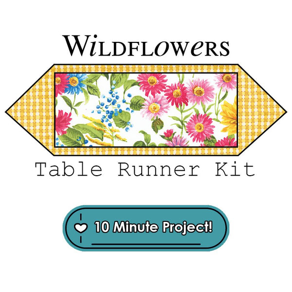 Wildflowers 10 Minute Table Runner Kit Moda - Moda from Fort Worth Fabric Studio