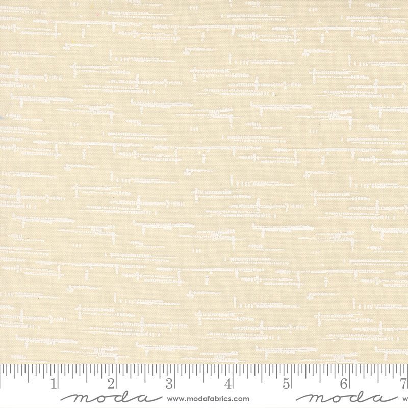 Windfall Textured Stripes Eggshell White – Remnant 13″ × 44″ - Moda from Fort Worth Fabric Studio