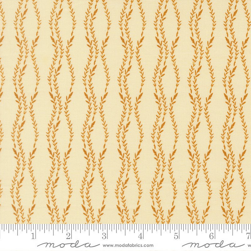 Windfall Vine Stripes Eggshell - Moda from Fort Worth Fabric Studio