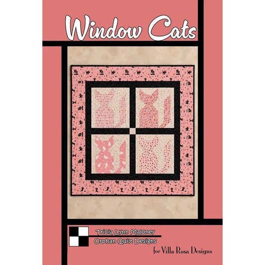 Window Cats Quilt Pattern PDF Download - Villa Rosa Designs from Fort Worth Fabric Studio