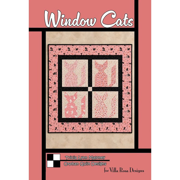Window Cats Quilt Pattern PDF Download - Villa Rosa Designs from Fort Worth Fabric Studio