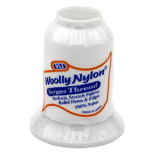 Woolly Nylon Serger Thread White by YLI - YLI from Fort Worth Fabric Studio