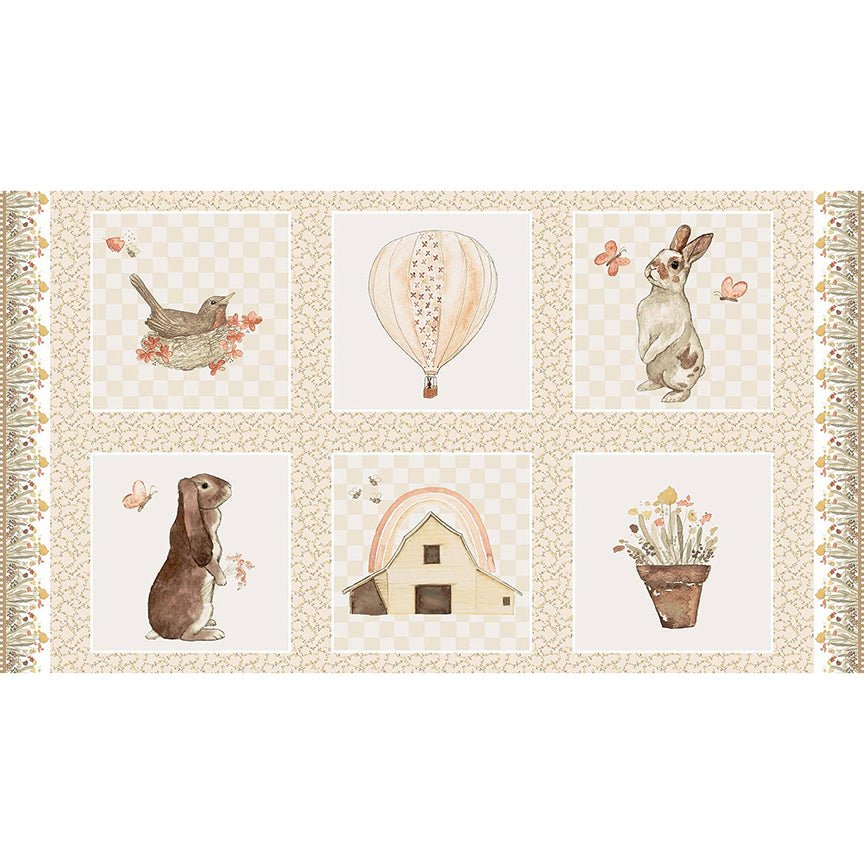 You Are My Sunshine 24" Block Panel Multi - Henry Glass from Fort Worth Fabric Studio