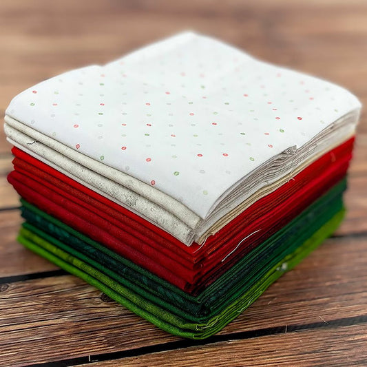 Yule Love This Fat Quarter Bundle | Fundamentals by White Owl Textiles - White Owl Textiles from Fort Worth Fabric Studio