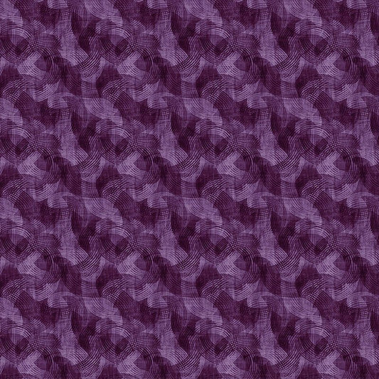 108" Wide Quilt Backing Crescent Textured Acres Purple - Blank Quilting from Fort Worth Fabric Studio
