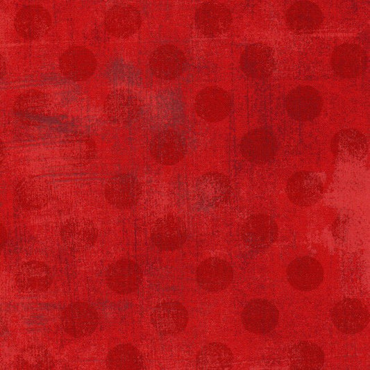 108" Wide Quilt Backing Grunge Hits the Spot Red Wide Backing by Moda