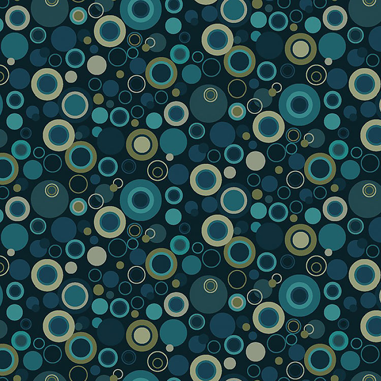 Bubble Dot Basics Navy